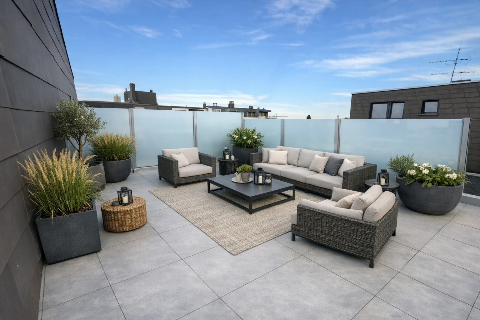 Dachterrasse nachher