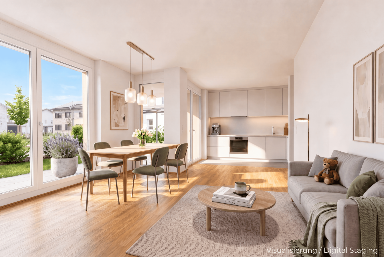 Digital Staging Siedlungswerk Hahnenweide